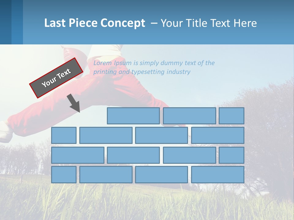 Nature Purchase Blue Sky PowerPoint Template