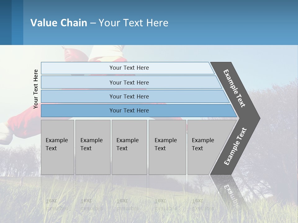 Nature Purchase Blue Sky PowerPoint Template