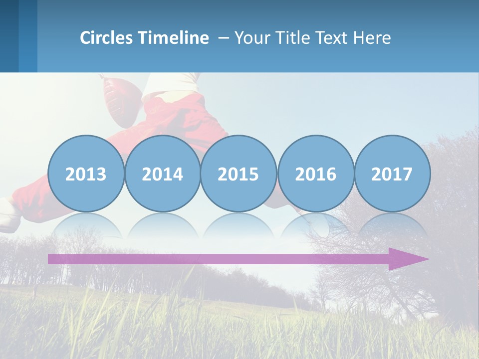 Nature Purchase Blue Sky PowerPoint Template