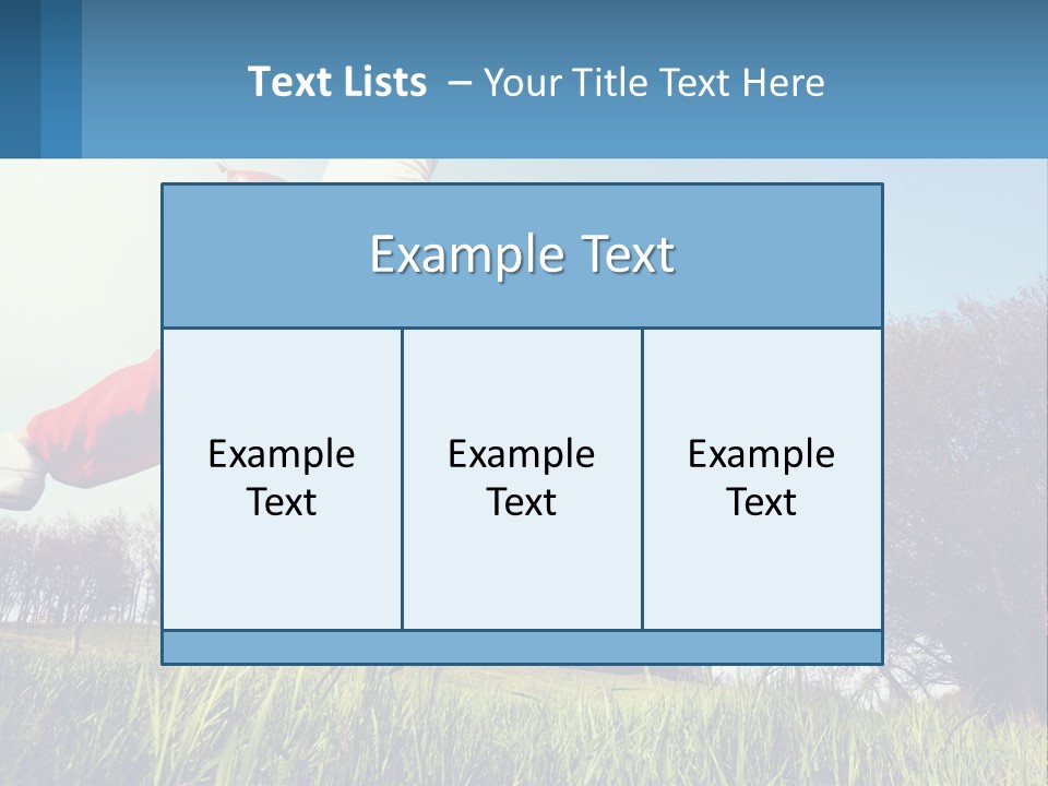 Nature Purchase Blue Sky PowerPoint Template