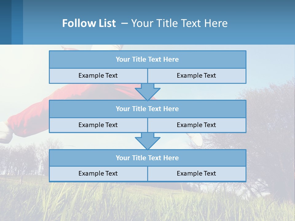 Nature Purchase Blue Sky PowerPoint Template