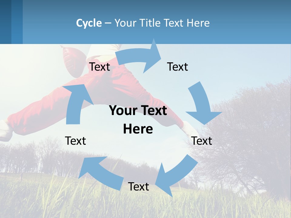 Nature Purchase Blue Sky PowerPoint Template