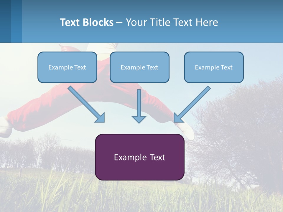 Nature Purchase Blue Sky PowerPoint Template