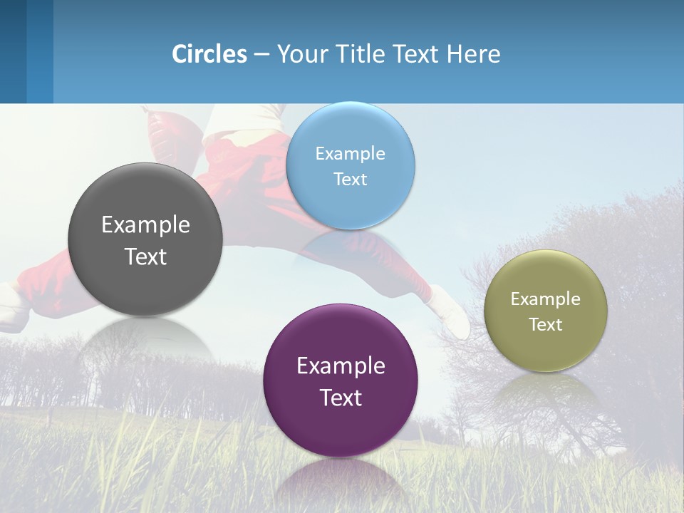 Nature Purchase Blue Sky PowerPoint Template