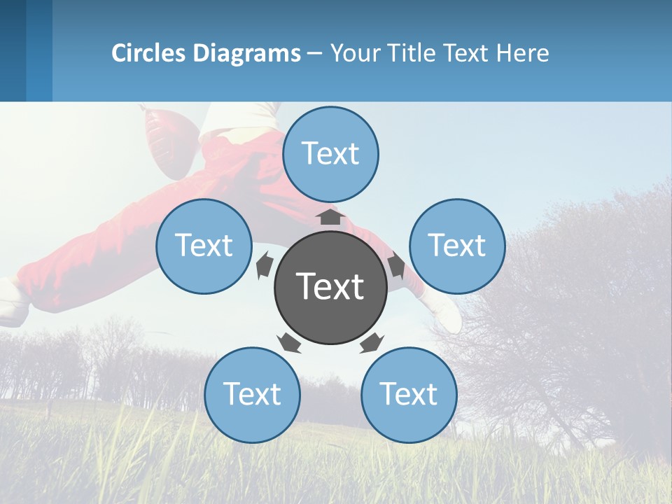 Nature Purchase Blue Sky PowerPoint Template