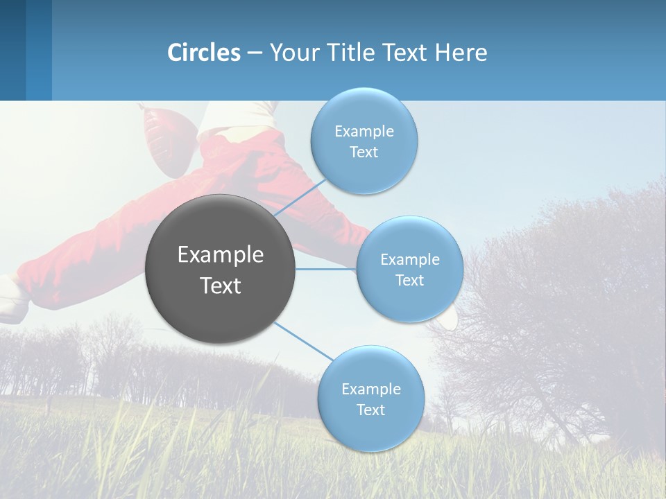 Nature Purchase Blue Sky PowerPoint Template