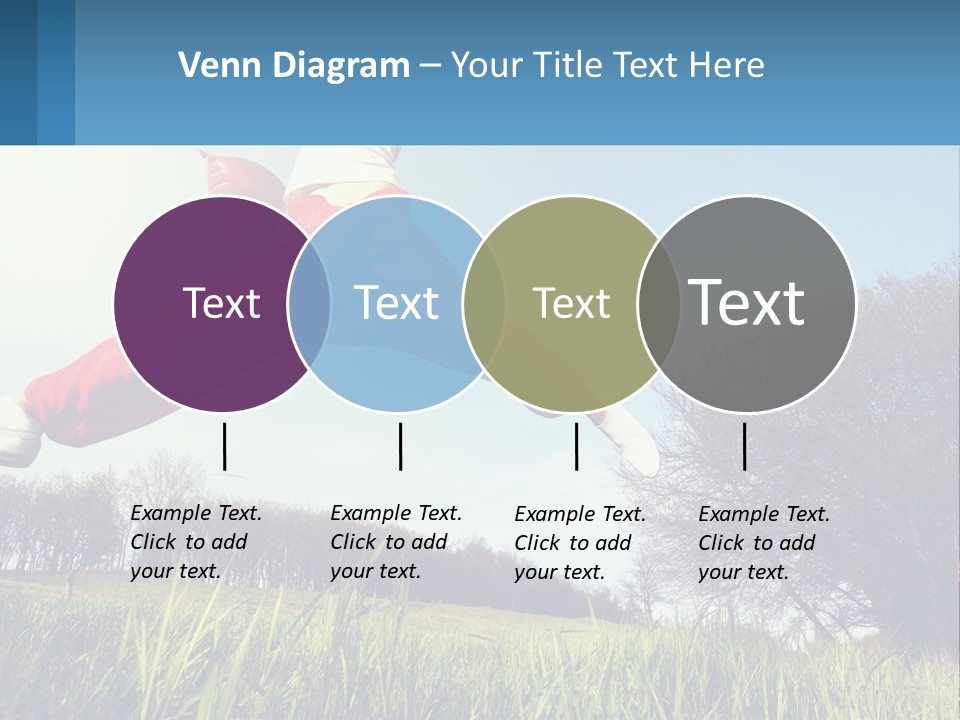 Nature Purchase Blue Sky PowerPoint Template