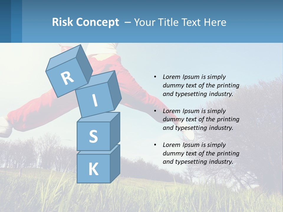 Nature Purchase Blue Sky PowerPoint Template