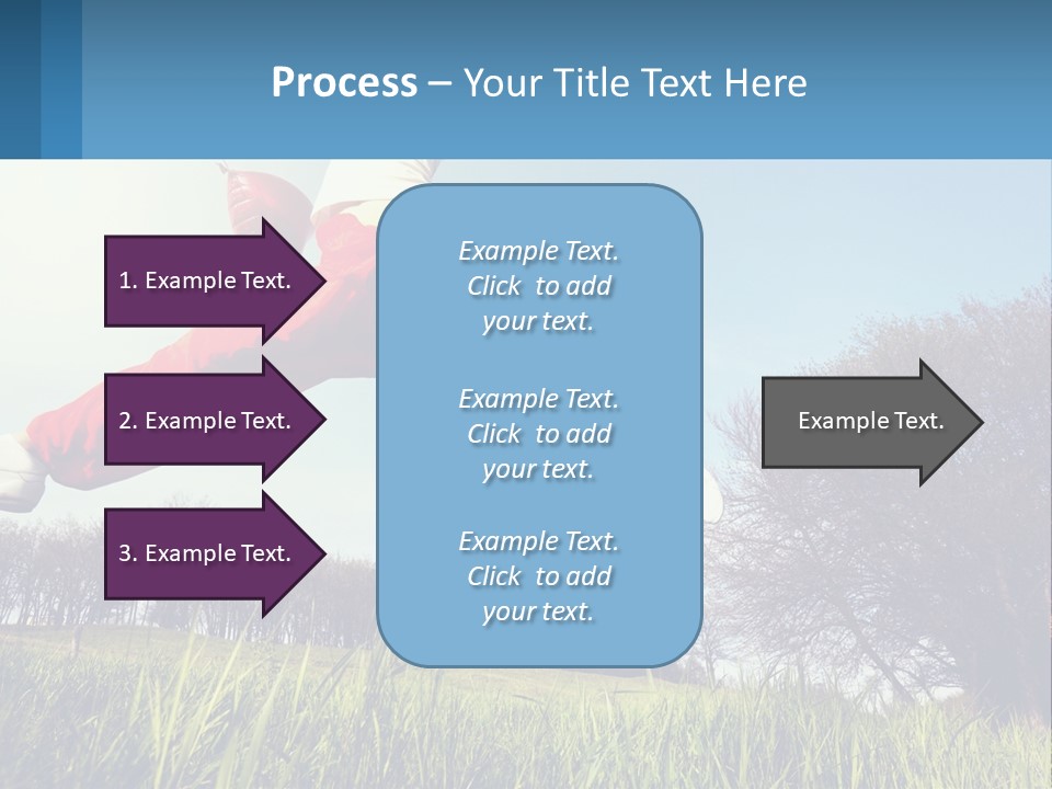 Nature Purchase Blue Sky PowerPoint Template