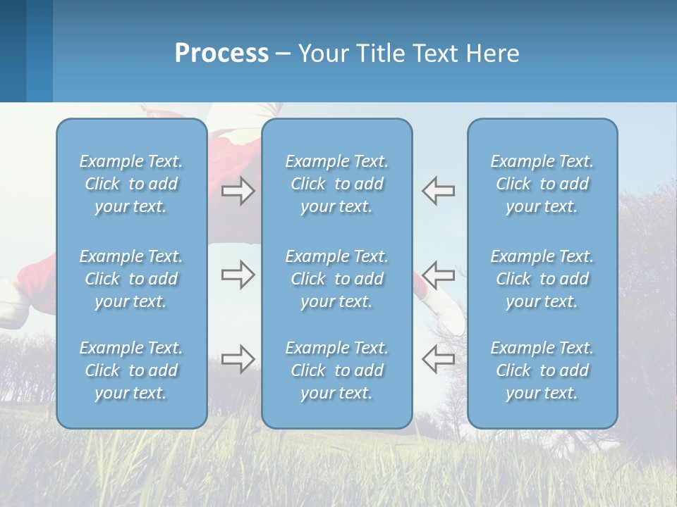 Nature Purchase Blue Sky PowerPoint Template