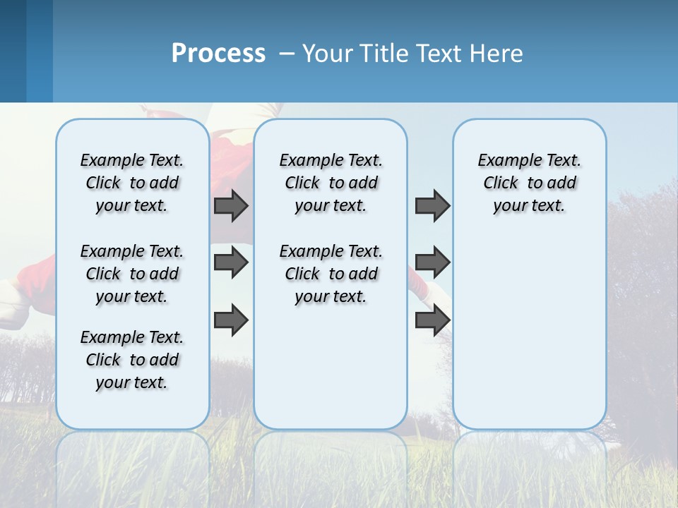 Nature Purchase Blue Sky PowerPoint Template