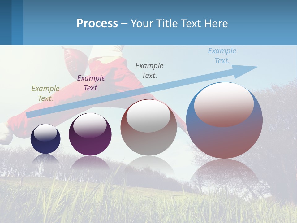 Nature Purchase Blue Sky PowerPoint Template