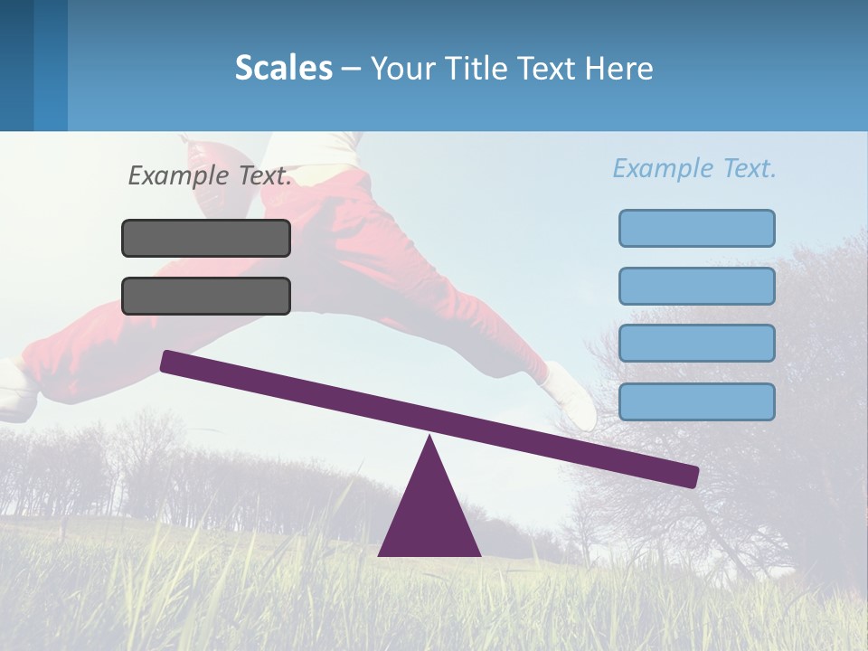 Nature Purchase Blue Sky PowerPoint Template