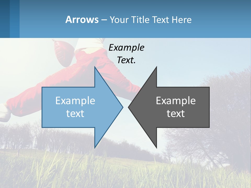 Nature Purchase Blue Sky PowerPoint Template