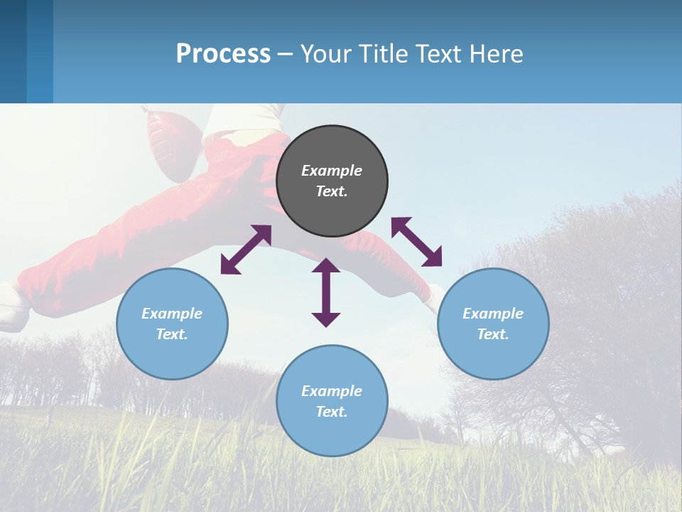 Nature Purchase Blue Sky PowerPoint Template