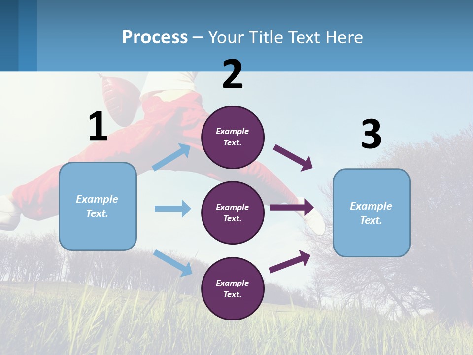 Nature Purchase Blue Sky PowerPoint Template