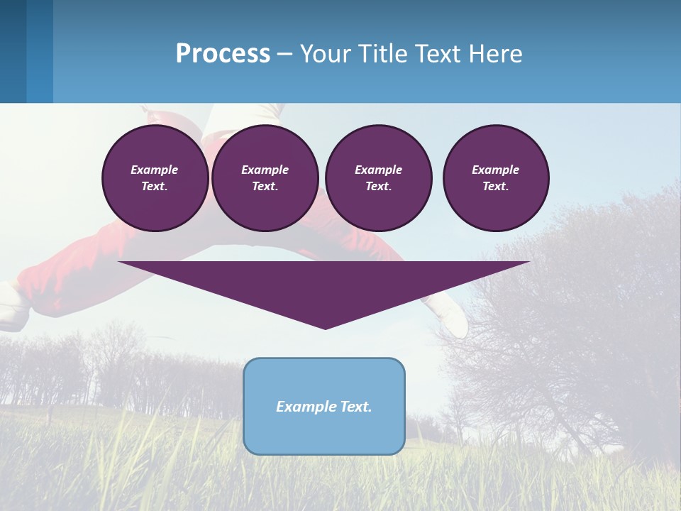 Nature Purchase Blue Sky PowerPoint Template