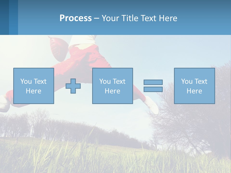 Nature Purchase Blue Sky PowerPoint Template