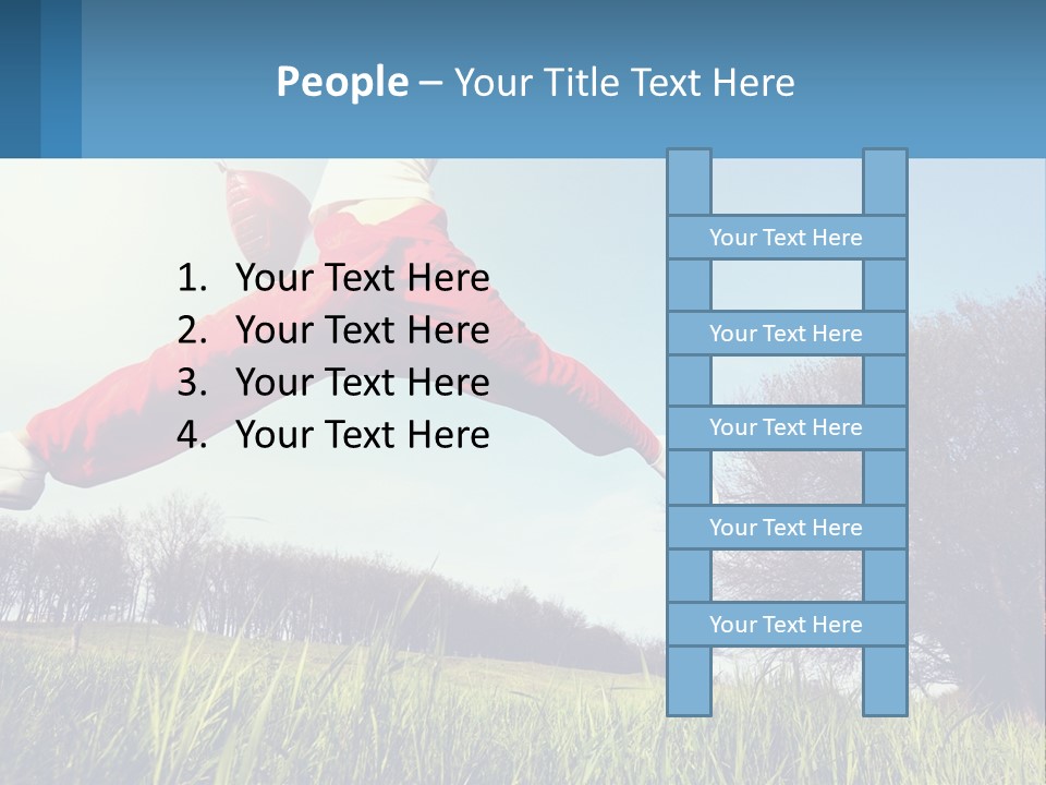 Nature Purchase Blue Sky PowerPoint Template