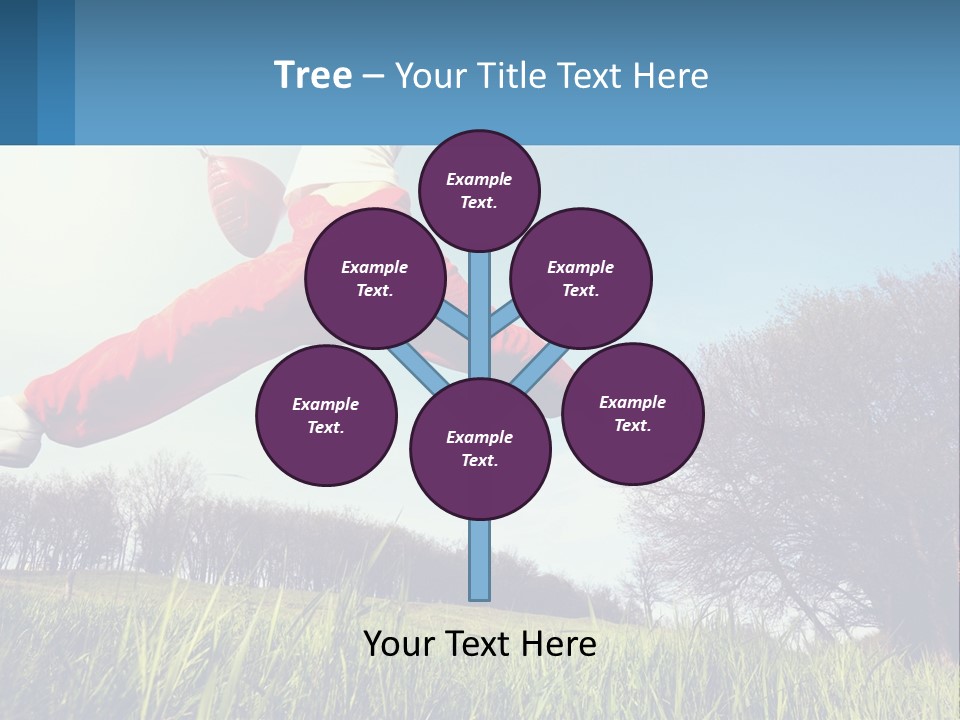 Nature Purchase Blue Sky PowerPoint Template