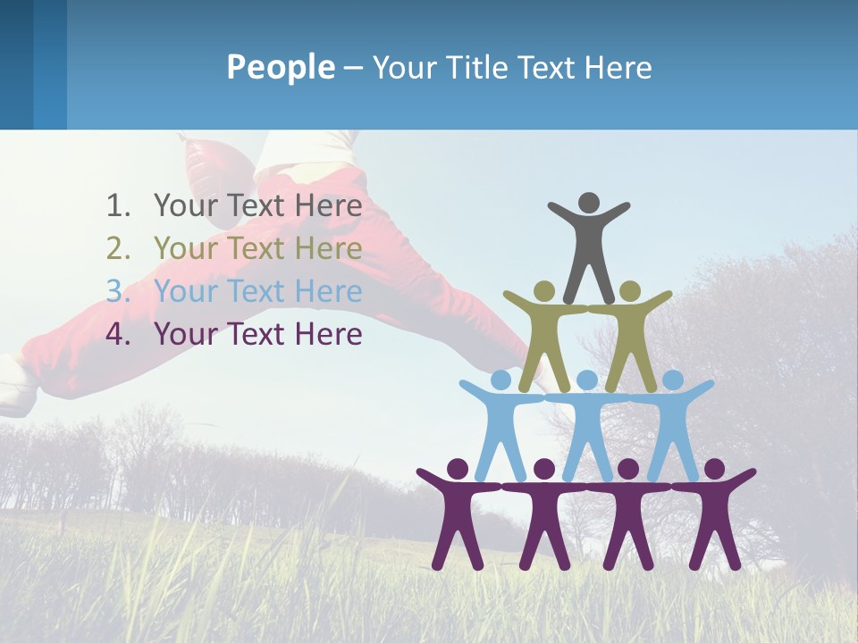 Nature Purchase Blue Sky PowerPoint Template