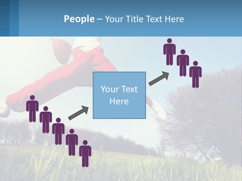 Nature Purchase Blue Sky PowerPoint Template