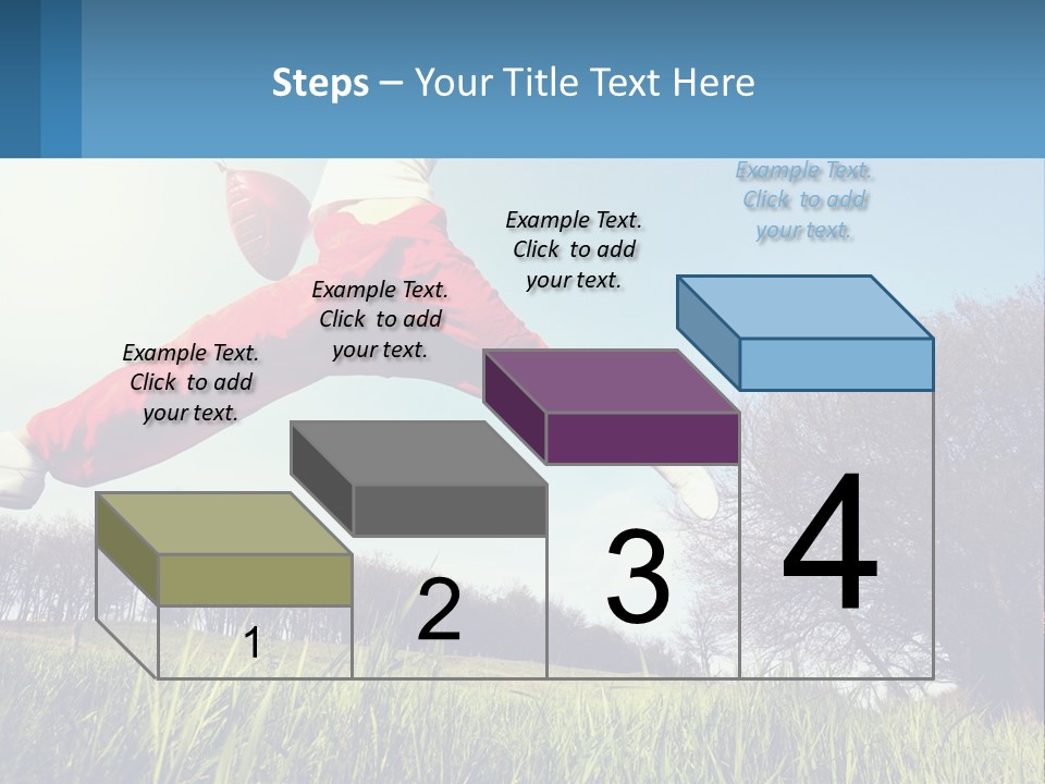 Nature Purchase Blue Sky PowerPoint Template