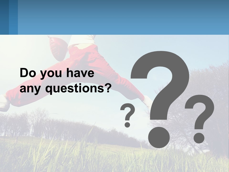 Nature Purchase Blue Sky PowerPoint Template