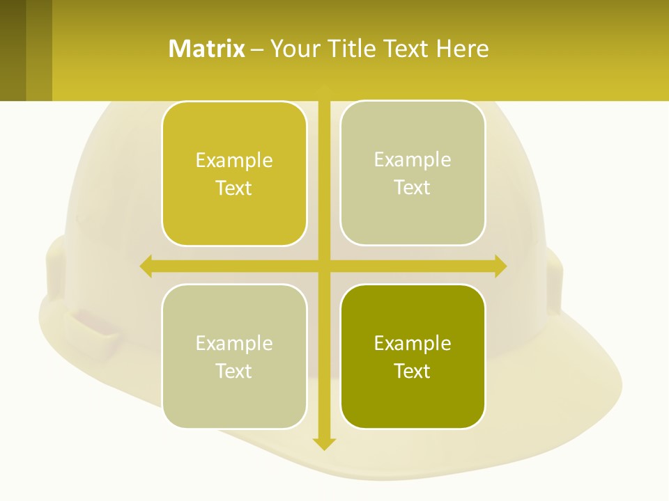 Business Green Construct PowerPoint Template