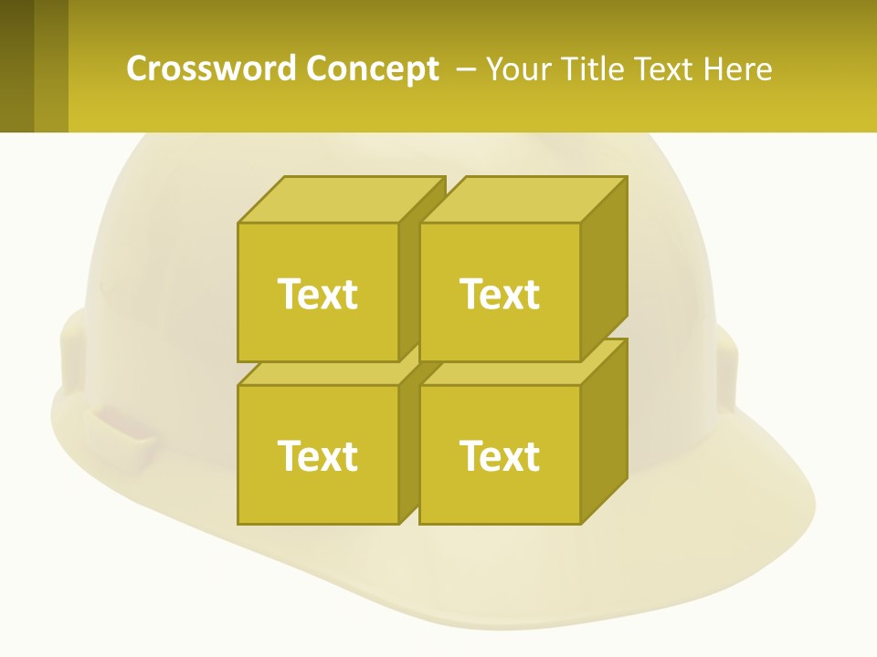 Business Green Construct PowerPoint Template