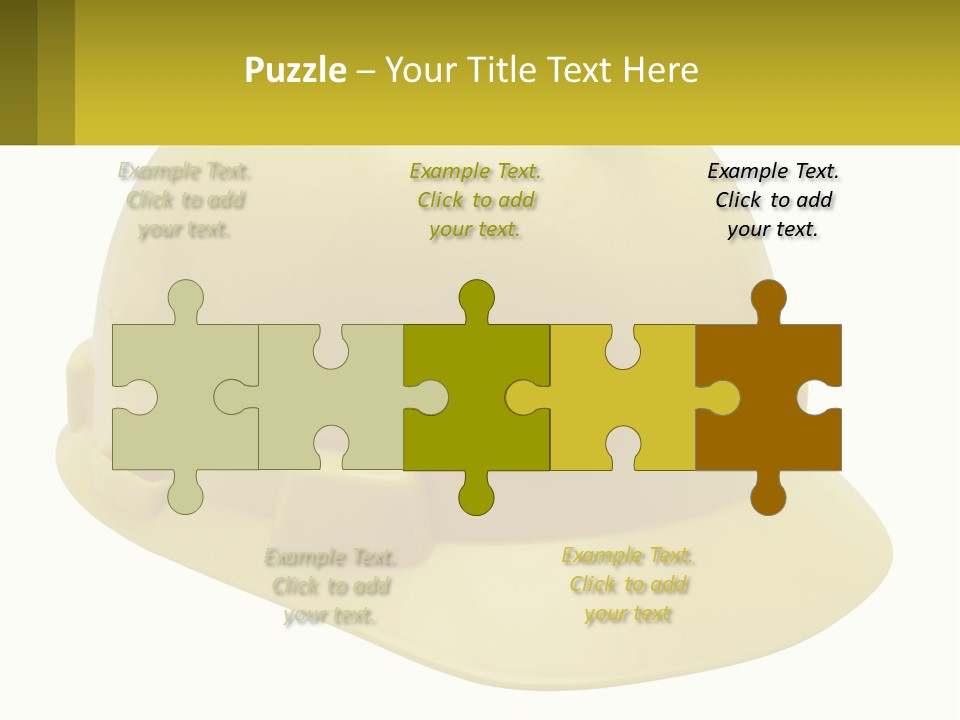 Business Green Construct PowerPoint Template