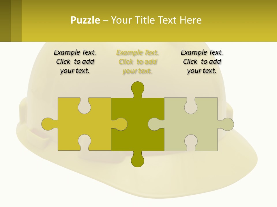 Business Green Construct PowerPoint Template
