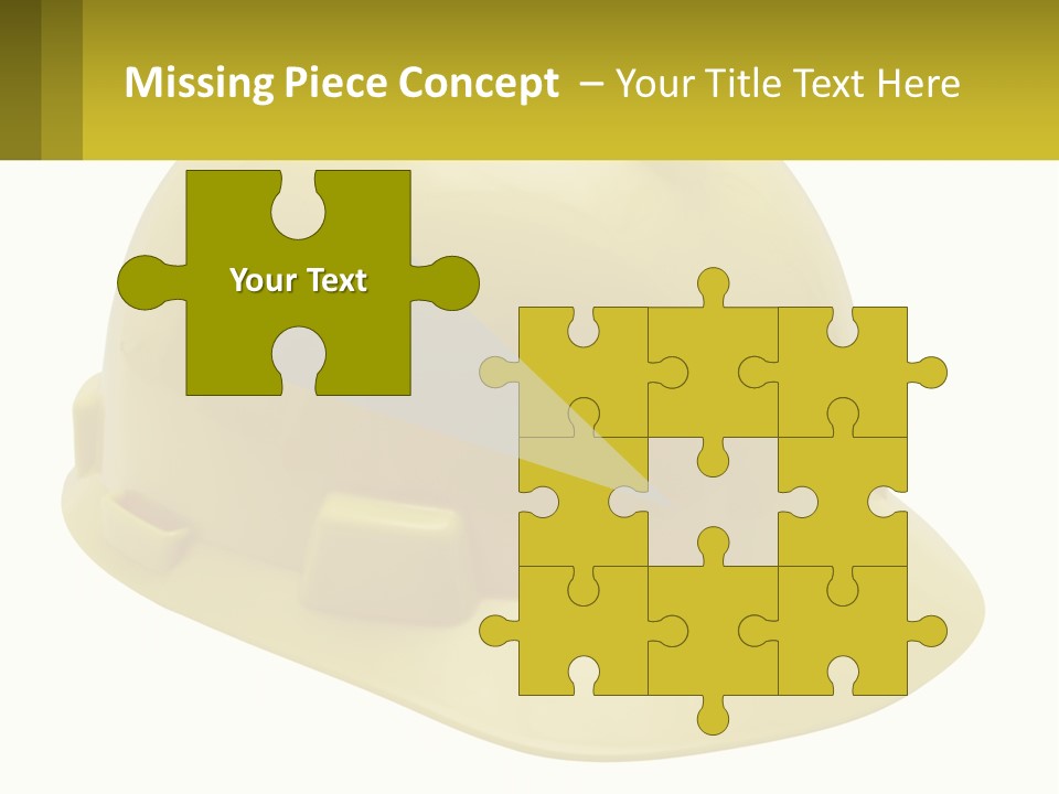 Business Green Construct PowerPoint Template