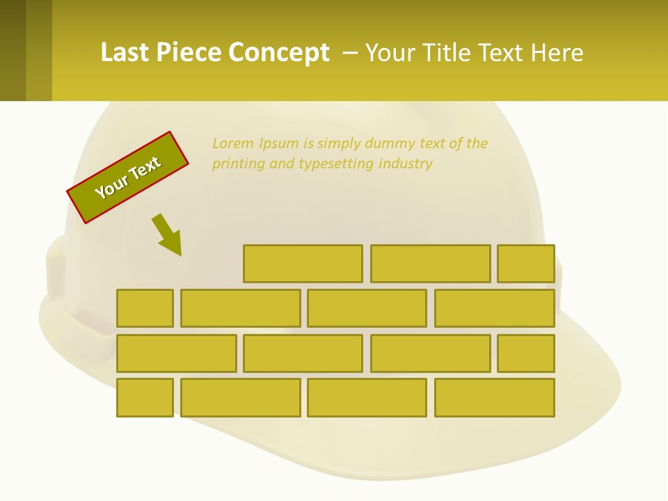 Business Green Construct PowerPoint Template