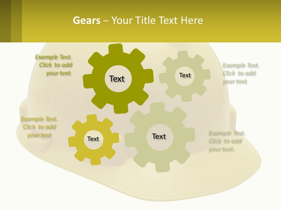 Business Green Construct PowerPoint Template
