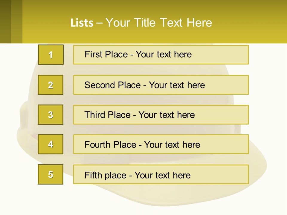 Business Green Construct PowerPoint Template
