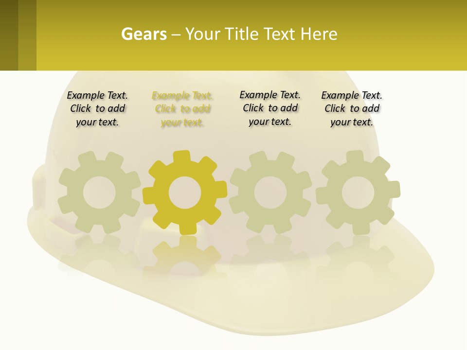 Business Green Construct PowerPoint Template