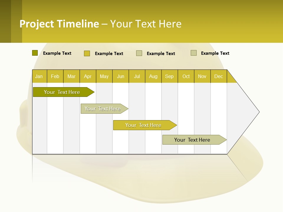Business Green Construct PowerPoint Template