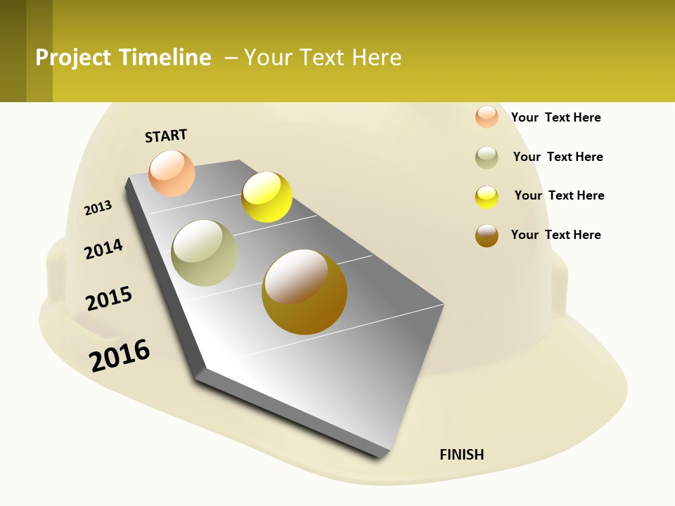 Business Green Construct PowerPoint Template