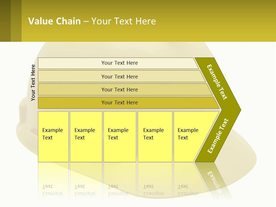 Business Green Construct PowerPoint Template