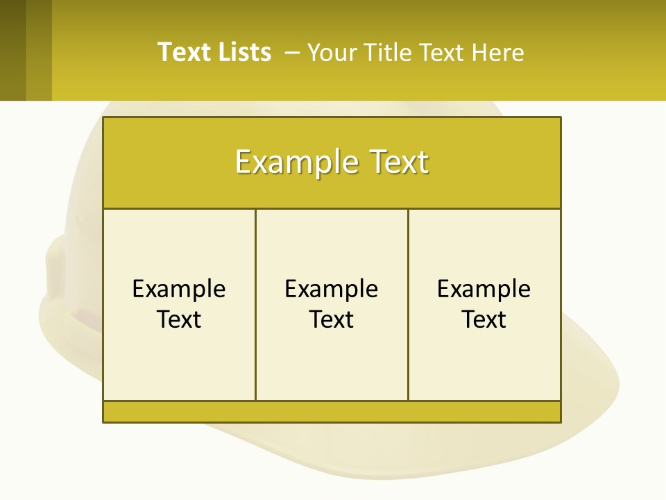 Business Green Construct PowerPoint Template
