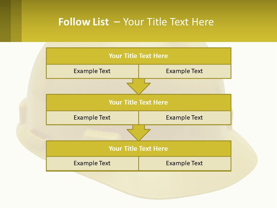 Business Green Construct PowerPoint Template