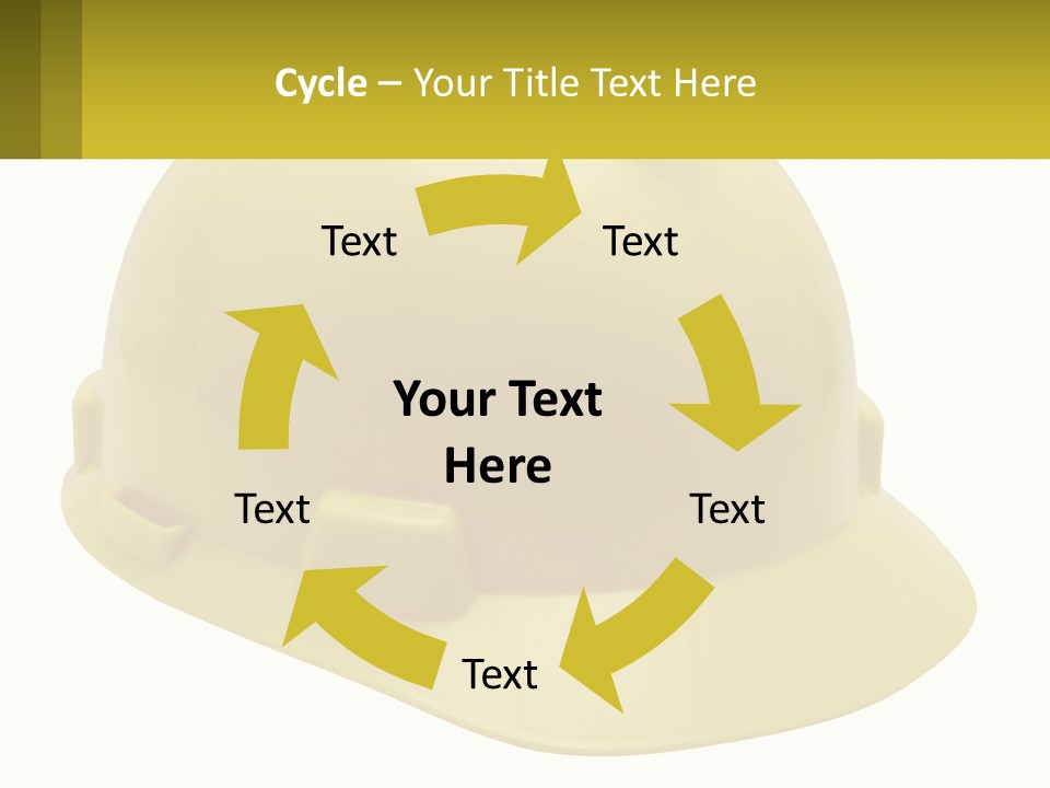 Business Green Construct PowerPoint Template