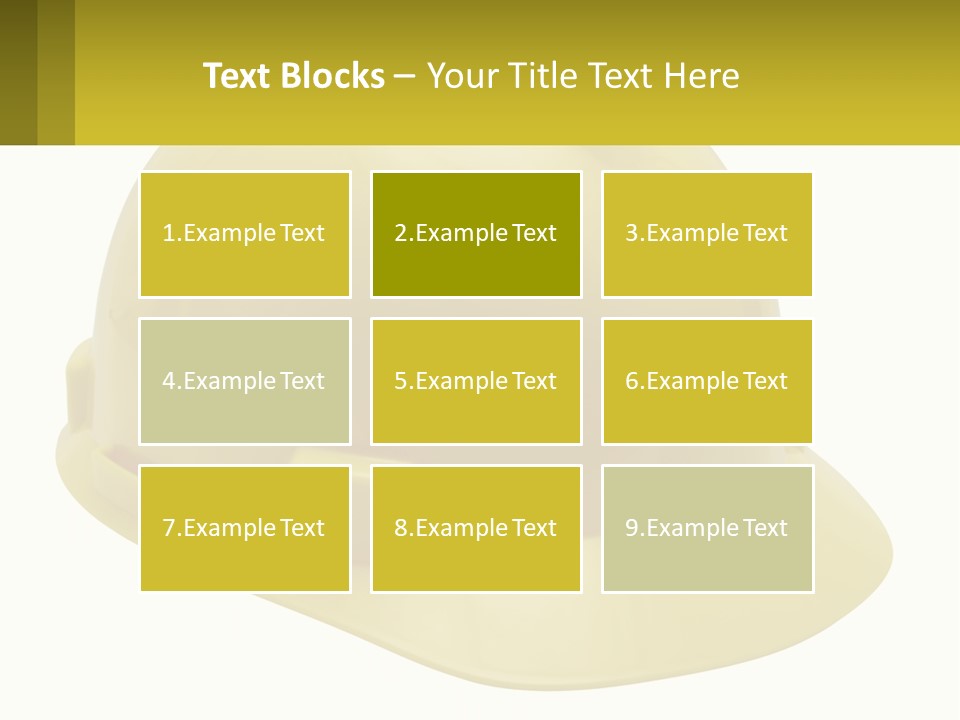 Business Green Construct PowerPoint Template