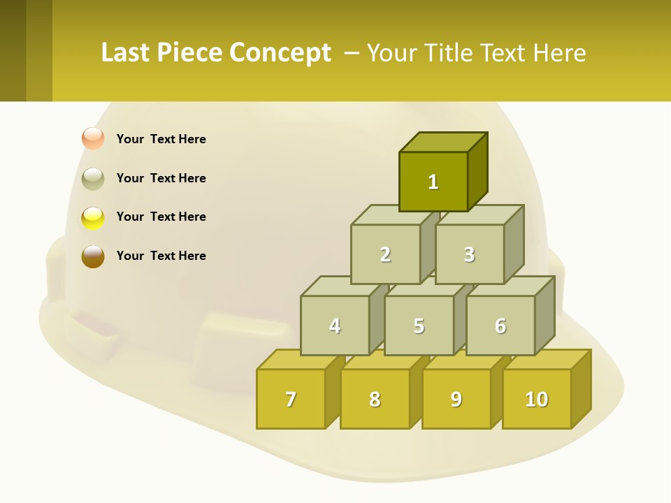Business Green Construct PowerPoint Template