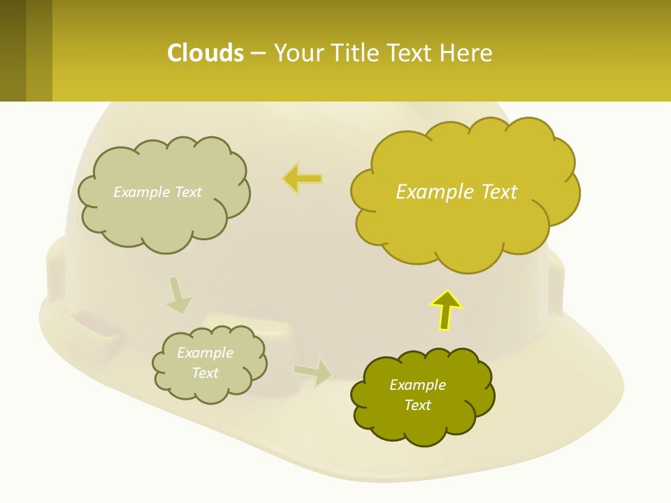 Business Green Construct PowerPoint Template