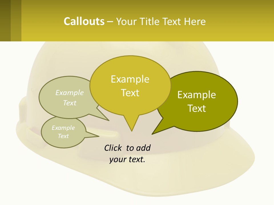 Business Green Construct PowerPoint Template
