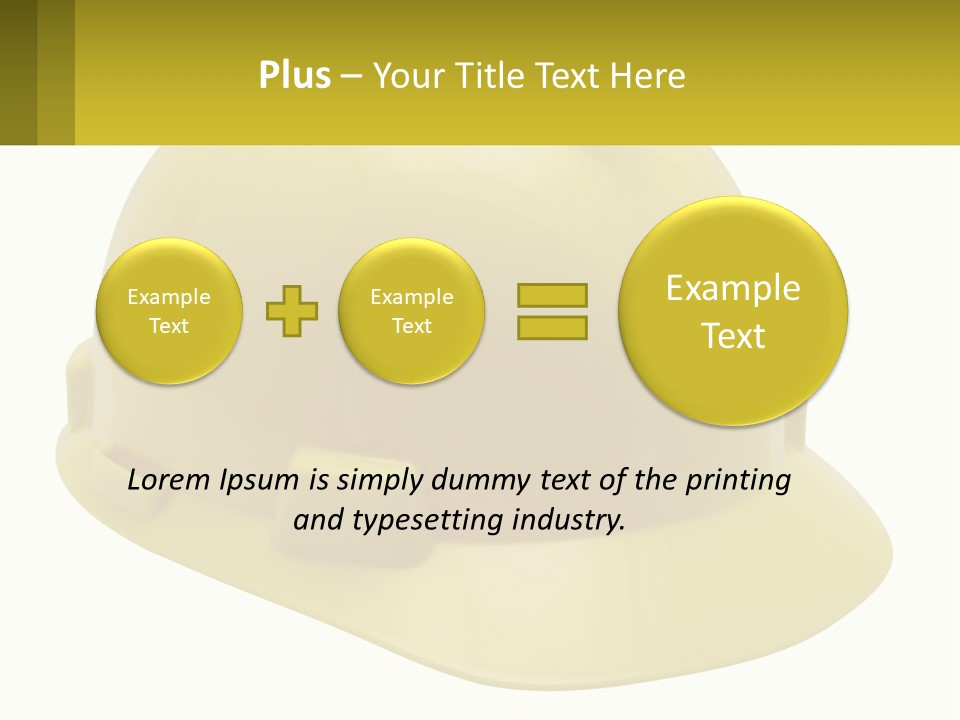 Business Green Construct PowerPoint Template