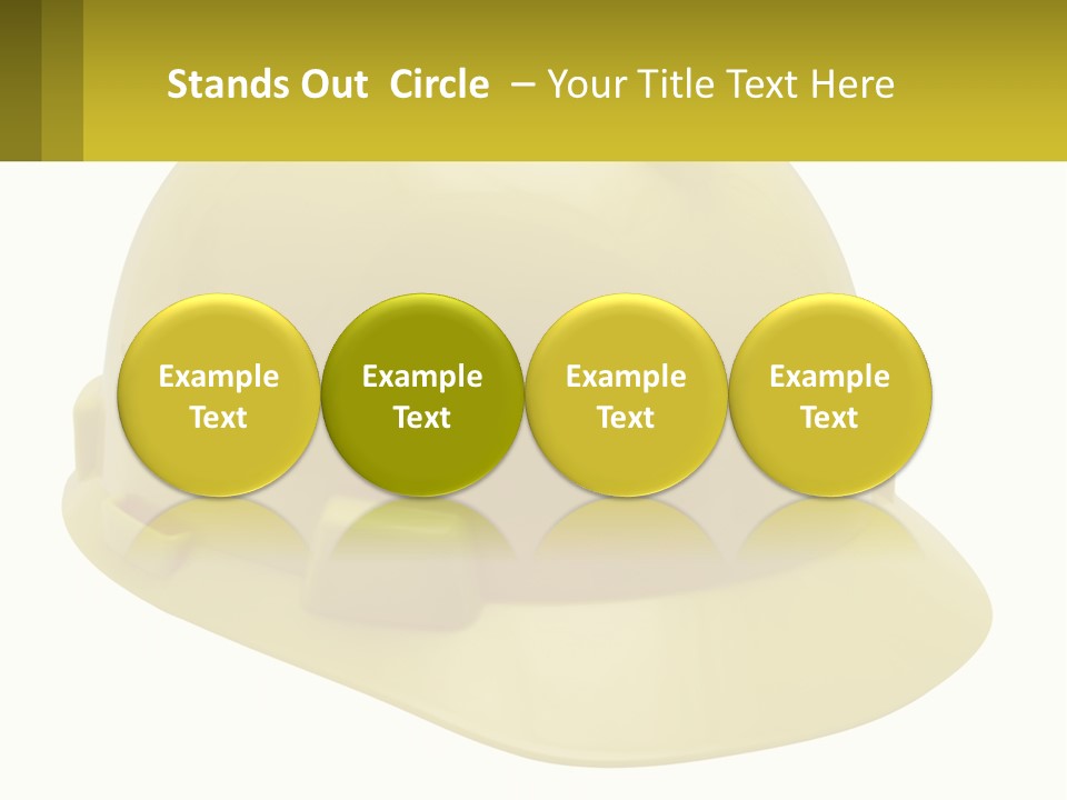 Business Green Construct PowerPoint Template