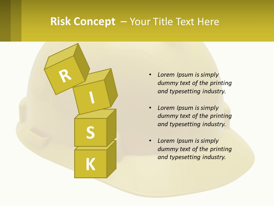 Business Green Construct PowerPoint Template